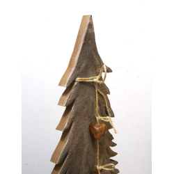 Choinka drewniana ART SQUAD 63cm brązowa